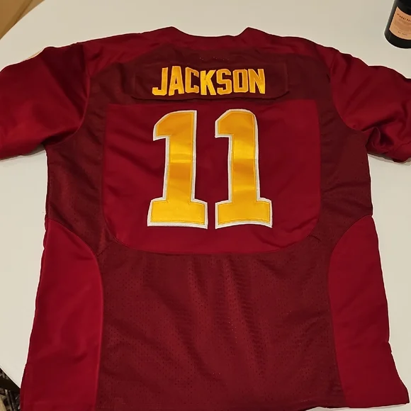 Washington Redskins Desean Jackson Nike Red On-Field Jersey - Picture 3 of 3